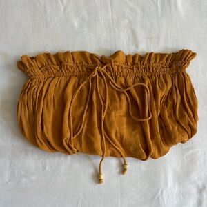 Together Mustard Crop Top